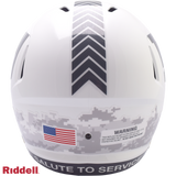 Carolina Panthers Helmet Riddell Replica Full Size Speed Style Salute To Service 2024