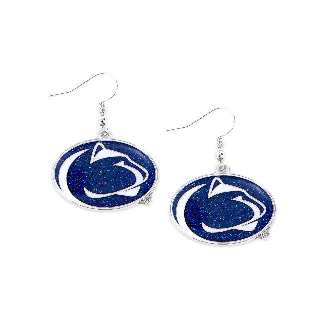 Penn State Nittany Lions Earrings Glitter Dazzle