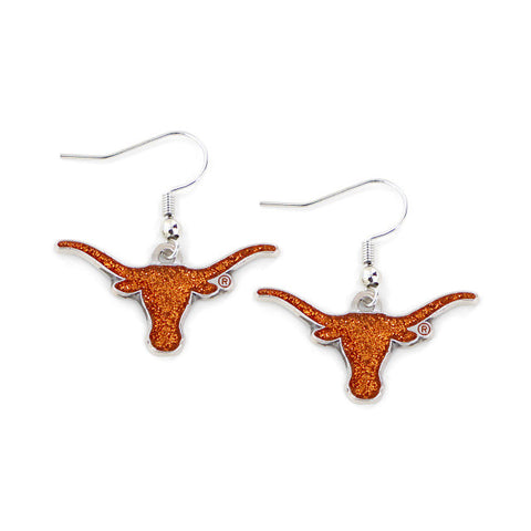 Texas Longhorns Earrings Glitter Dazzle
