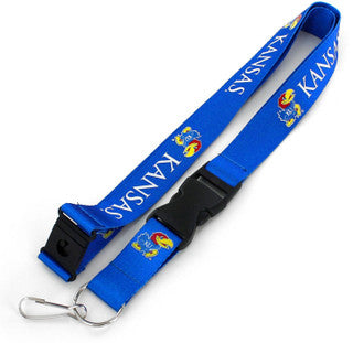 Kansas Jayhawks Lanyard Blue