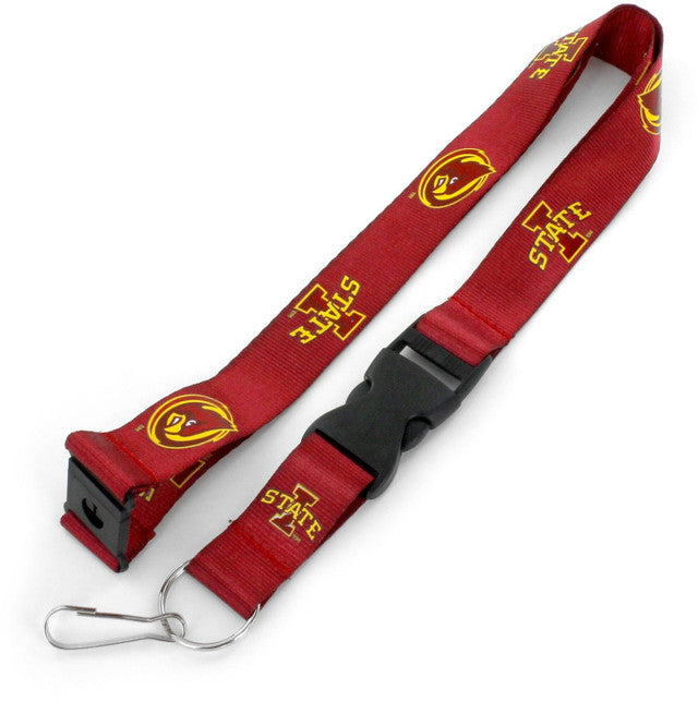 Iowa State Cyclones Lanyard Red