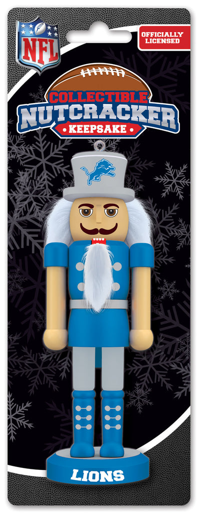 Detroit Lions Nutcracker Miniature