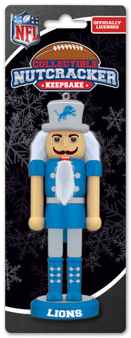 Detroit Lions Nutcracker Miniature