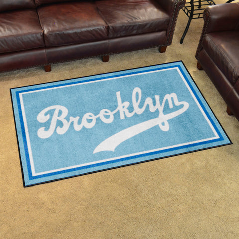 MLBCC Brooklyn Dodgers 4x6 Rug
