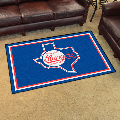 MLBCC ? Texas Rangers 4x6 Rug