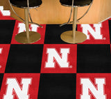 University of Nebraska Team Carpet Tiles