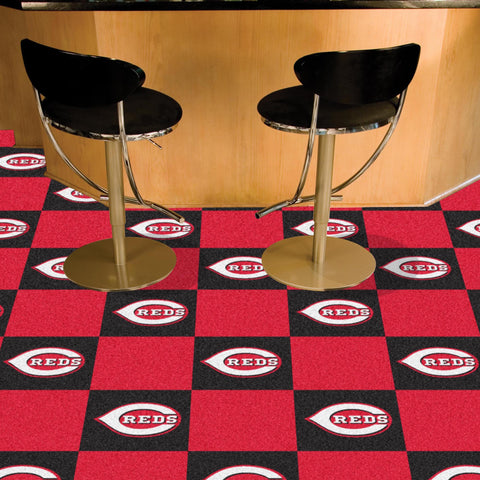MLB - Cincinnati Reds Team Carpet Tiles