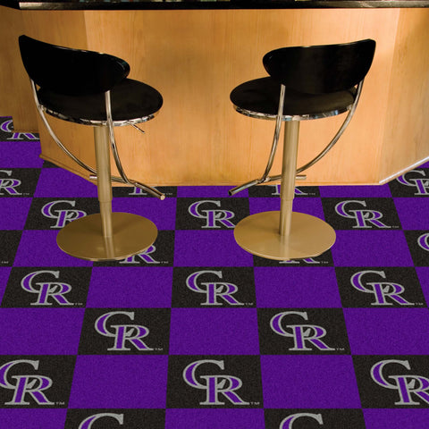 MLB - Colorado Rockies Team Carpet Tiles