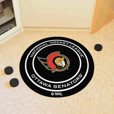 NHL - Ottawa Senators Puck Mat