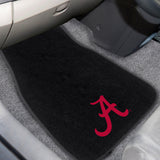 University of Alabama 2-pc Embroidered Car Mat Set