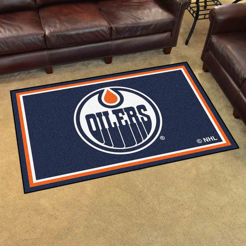 NHL - Edmonton Oilers 4x6 Rug