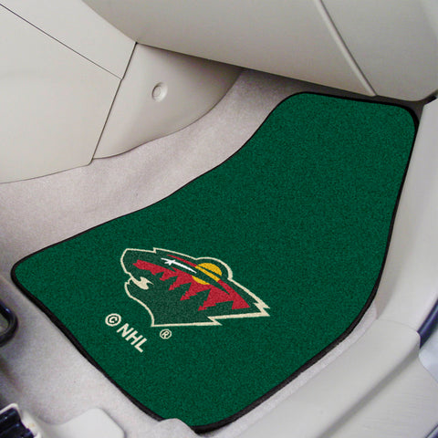 NHL - Minnesota Wild 2-pc Carpet Car Mat Set