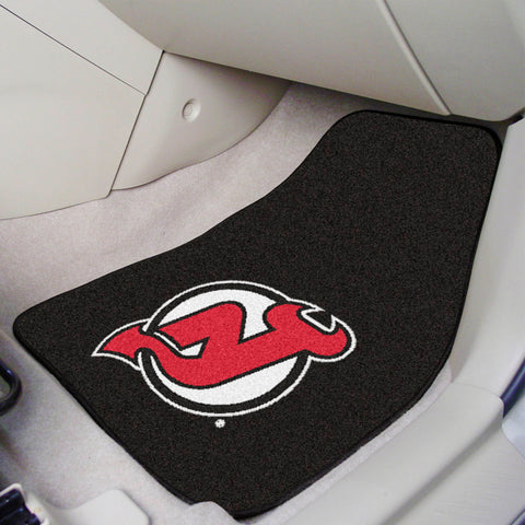 NHL - New Jersey Devils 2-pc Carpet Car Mat Set