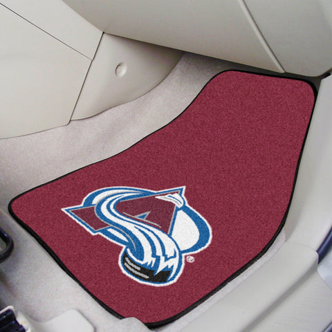 NHL - Colorado Avalanche 2-pc Carpet Car Mat Set