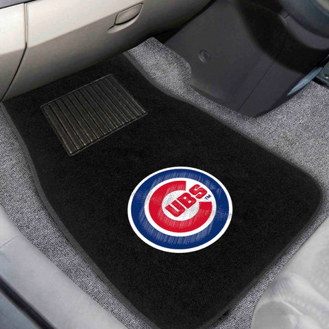 MLB - Chicago Cubs 2-pc Embroidered Car Mat Set