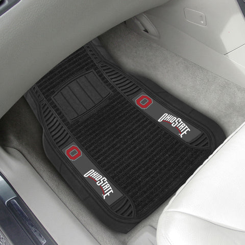 Ohio State University 2-pc Deluxe Car Mat Set