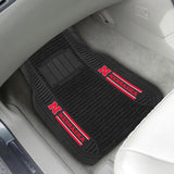 University of Nebraska 2-pc Deluxe Car Mat Set