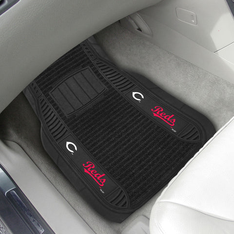 MLB - Cincinnati Reds 2-pc Deluxe Car Mat Set