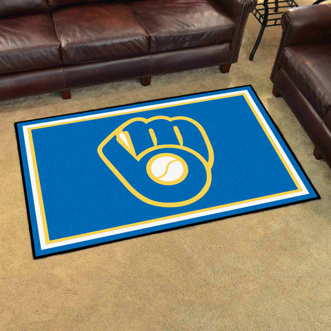 MLB - Milwaukee Brewers 4x6 Rug