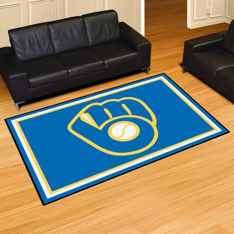 MLB - Milwaukee Brewers 5x8 Rug