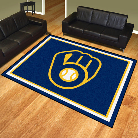 MLB - Milwaukee Brewers 8x10 Rug