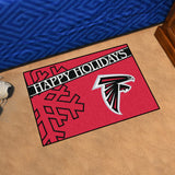 NFL - Atlanta Falcons Starter Mat - Happy Holidays