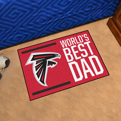 NFL - Atlanta Falcons Starter Mat - World's Best Dad