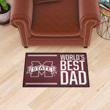 Mississippi State University Starter Mat - World's Best Dad