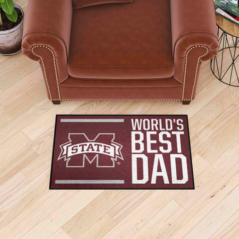 Mississippi State University Starter Mat - World's Best Dad