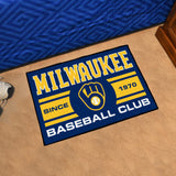 MLB - Milwaukee Brewers Starter Mat - Uniform