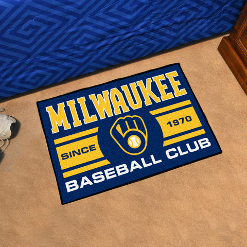 MLB - Milwaukee Brewers Starter Mat - Uniform