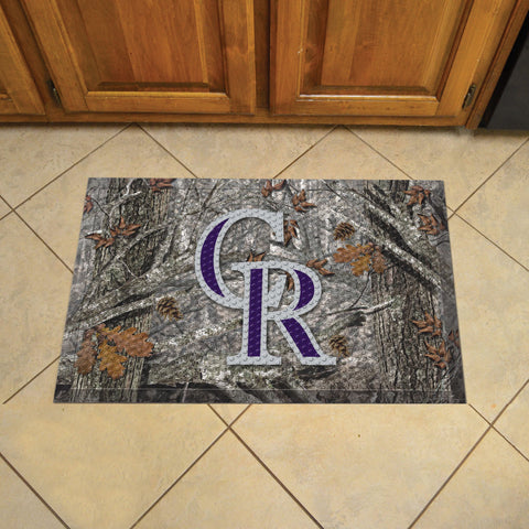 MLB - Colorado Rockies Camo Scraper Mat