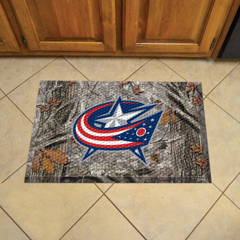 NHL - Columbus Blue Jackets Camo Scraper Mat