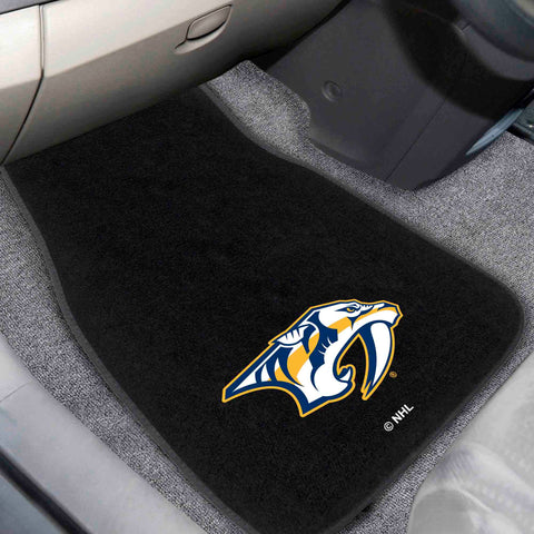 NHL - Nashville Predators 2-pc Embroidered Car Mat Set