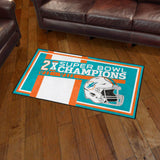NFL - Miami Dolphins 3X5AREARUG