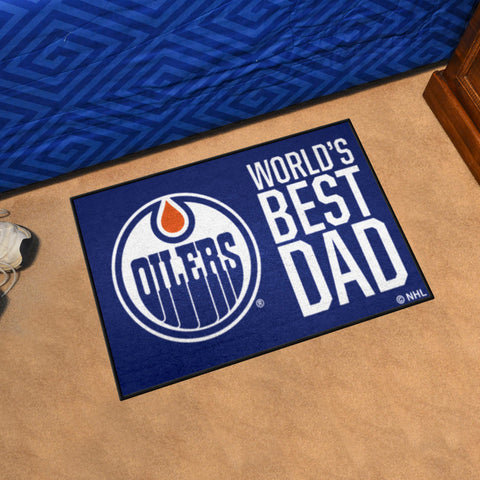 NHL - Edmonton Oilers Starter Mat - World's Best Dad