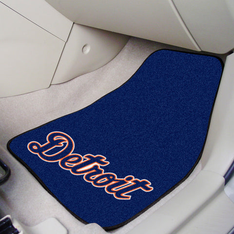 MLB - Detroit Tigers 2-pc Carpet Car Mat Set