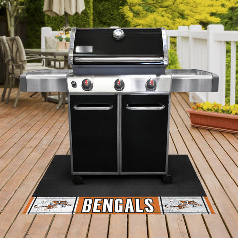 NFLV - Cincinnati Bengals Grill Mat - Retro
