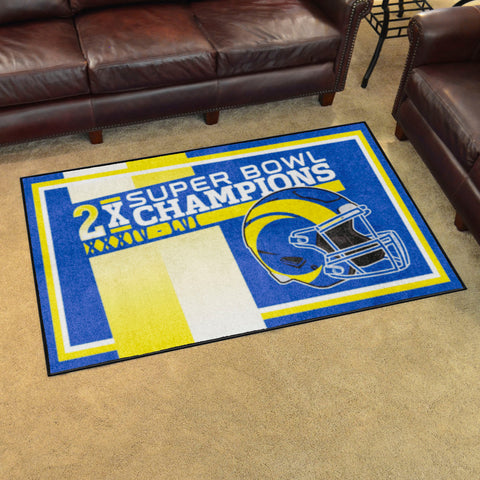 NFL - Los Angeles Rams 4x6 Rug