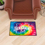 Mississippi State University Starter Mat - Tie Dye
