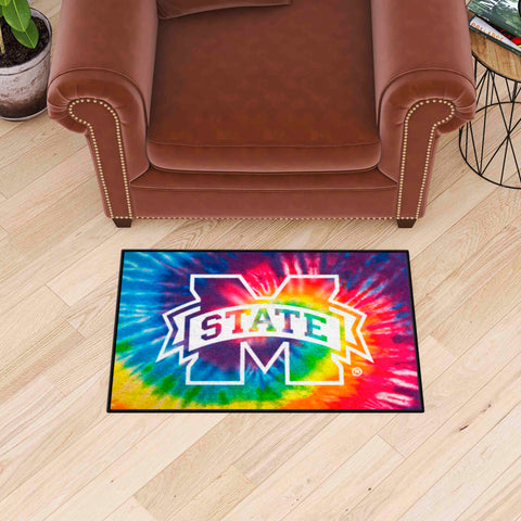 Mississippi State University Starter Mat - Tie Dye