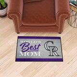 MLB - Colorado Rockies Starter Mat - World's Best Mom