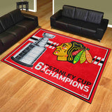 NHL - Chicago Blackhawks 8x10 Rug