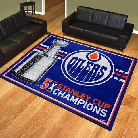 NHL - Edmonton Oilers 8x10 Rug