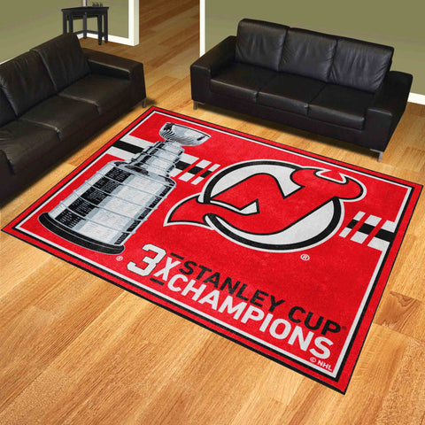 NHL - New Jersey Devils 8x10 Rug
