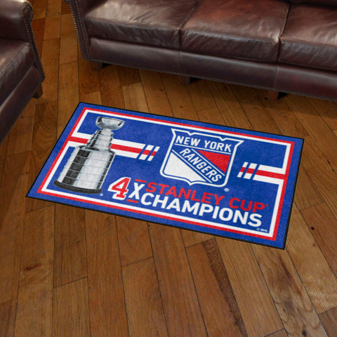 NHL - New York Rangers 3X5AREARUG