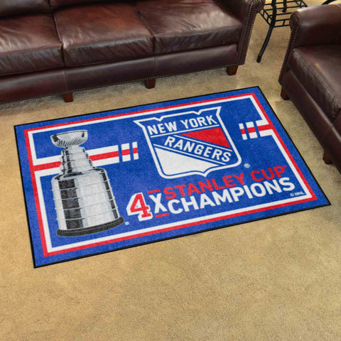 NHL - New York Rangers 4x6 Rug