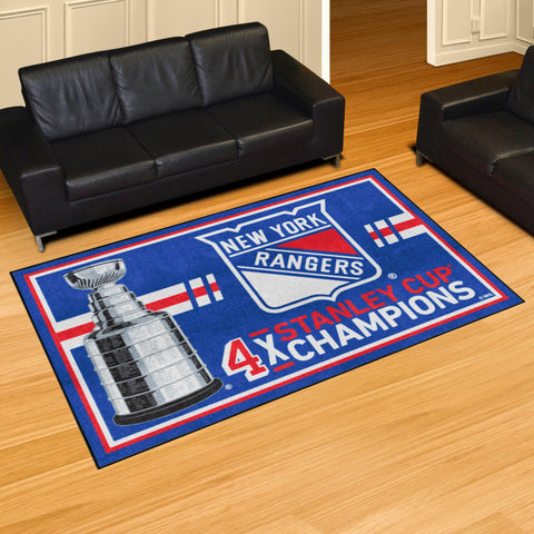 NHL - New York Rangers 5x8 Rug
