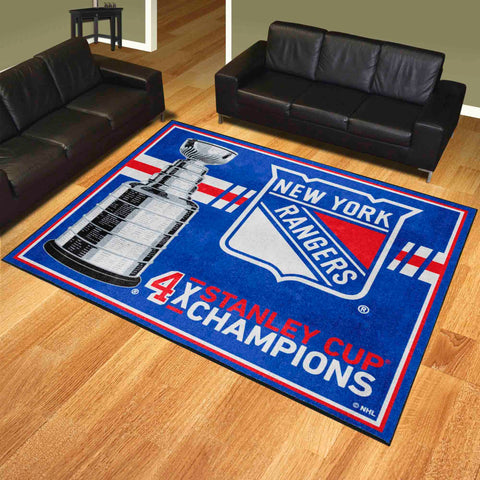 NHL - New York Rangers 8x10 Rug