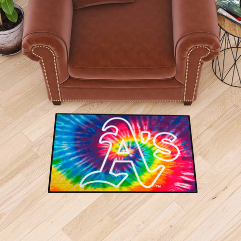 MLB - Oakland Athletics Starter Mat - Tie Dye